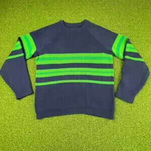 Vintage Jonathan Richards Wool Knit Crewneck Ski Sweater Sz S